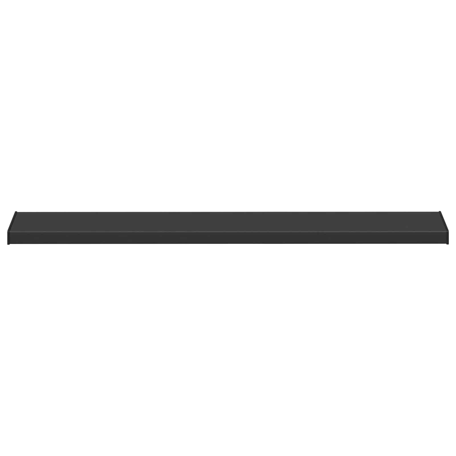 Prozorska klupčica Crno s drvenim uzorkom 140 x 25 x 4,5 cm PVC
