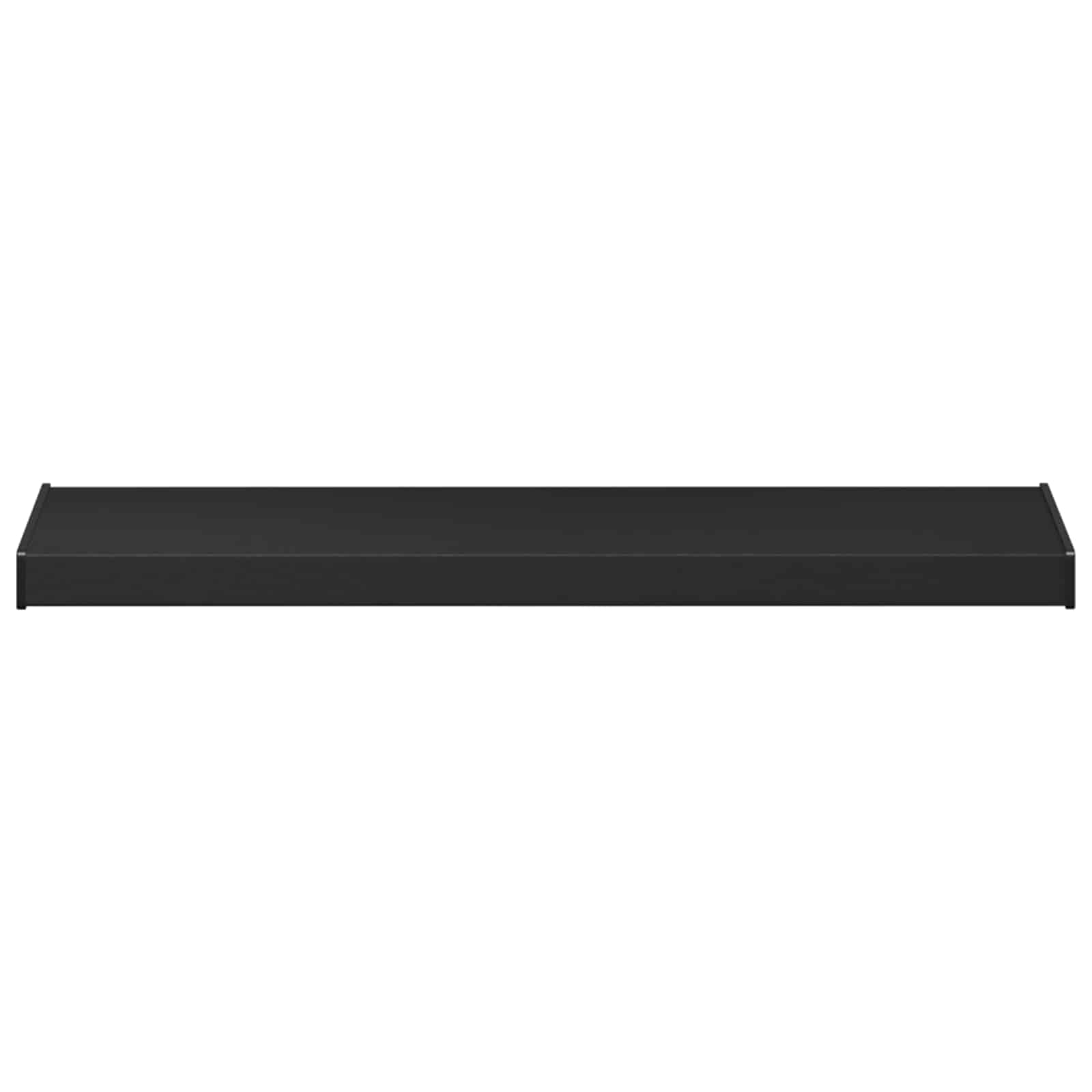 Prozorska klupčica Crno s drvenim uzorkom 80 x 30 x 4,5 cm PVC