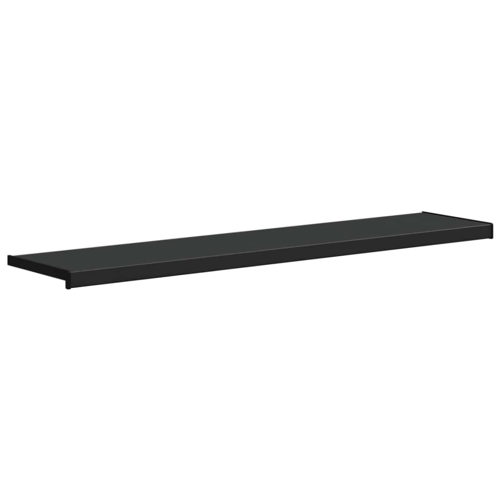 Prozorska klupčica Crno s drvenim uzorkom 120 x 30 x 4,5 cm PVC
