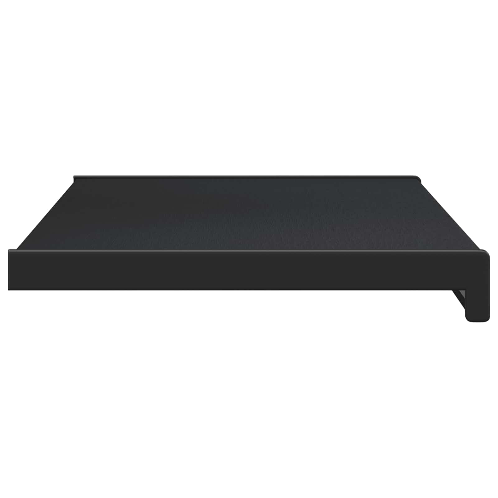 Prozorska klupčica Crno s drvenim uzorkom 100 x 35 x 4,5 cm PVC