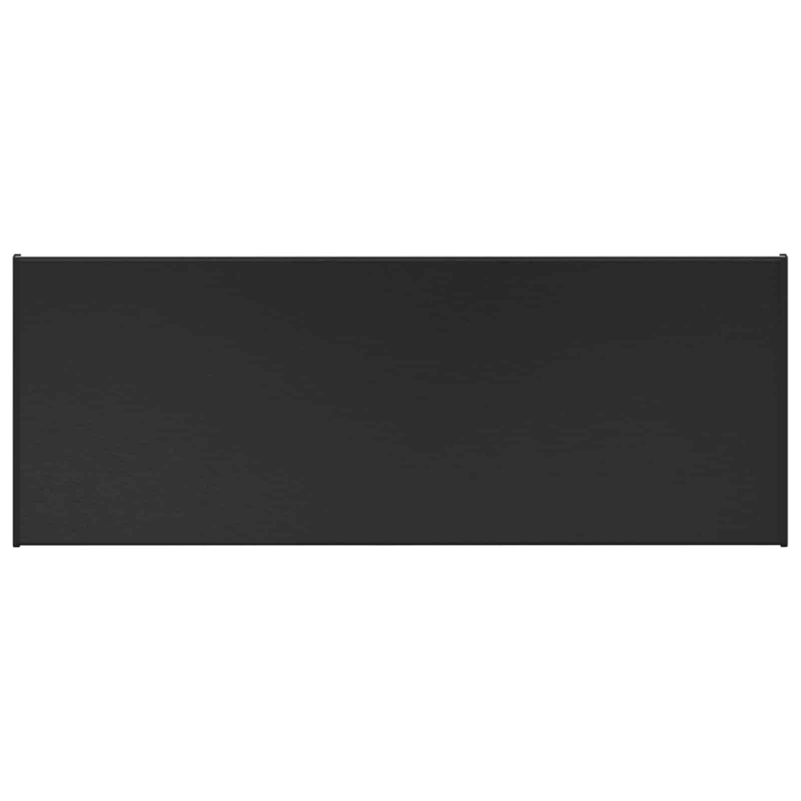 Prozorska klupčica Crno s drvenim uzorkom 100 x 35 x 4,5 cm PVC