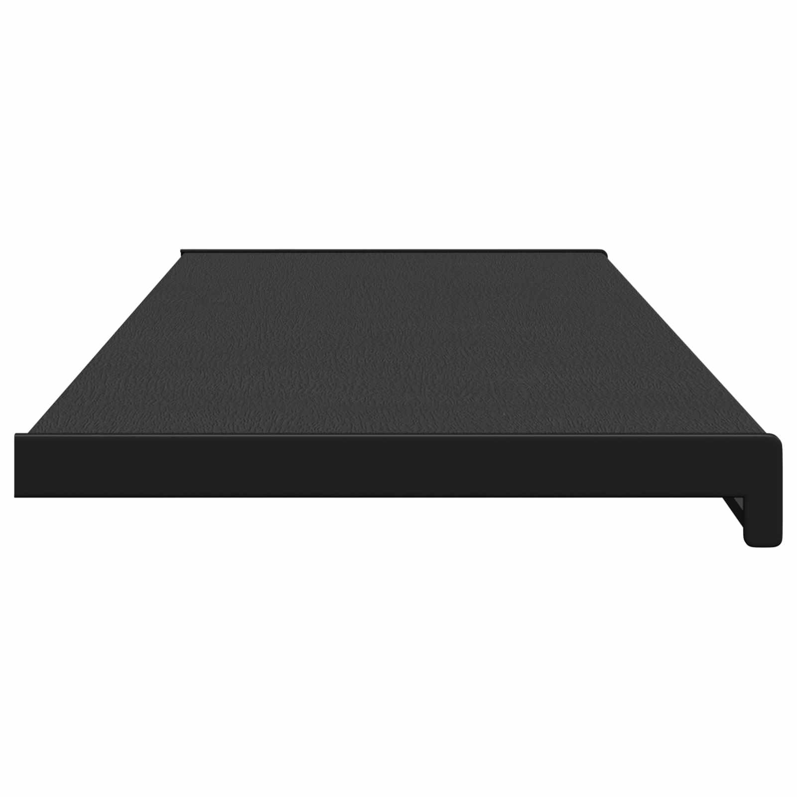 Prozorska klupčica Crno s drvenim uzorkom 140 x 35 x 4,5 cm PVC