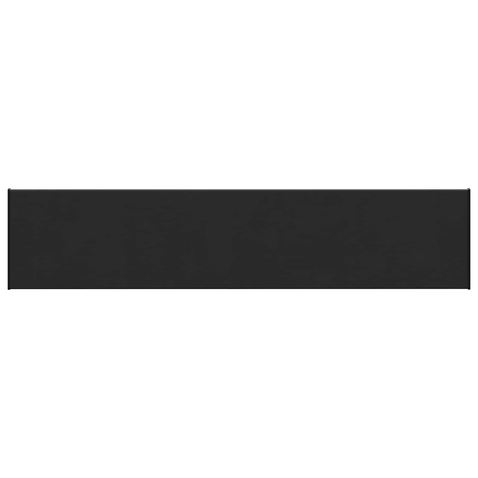 Prozorska klupčica Crno s drvenim uzorkom 140 x 35 x 4,5 cm PVC