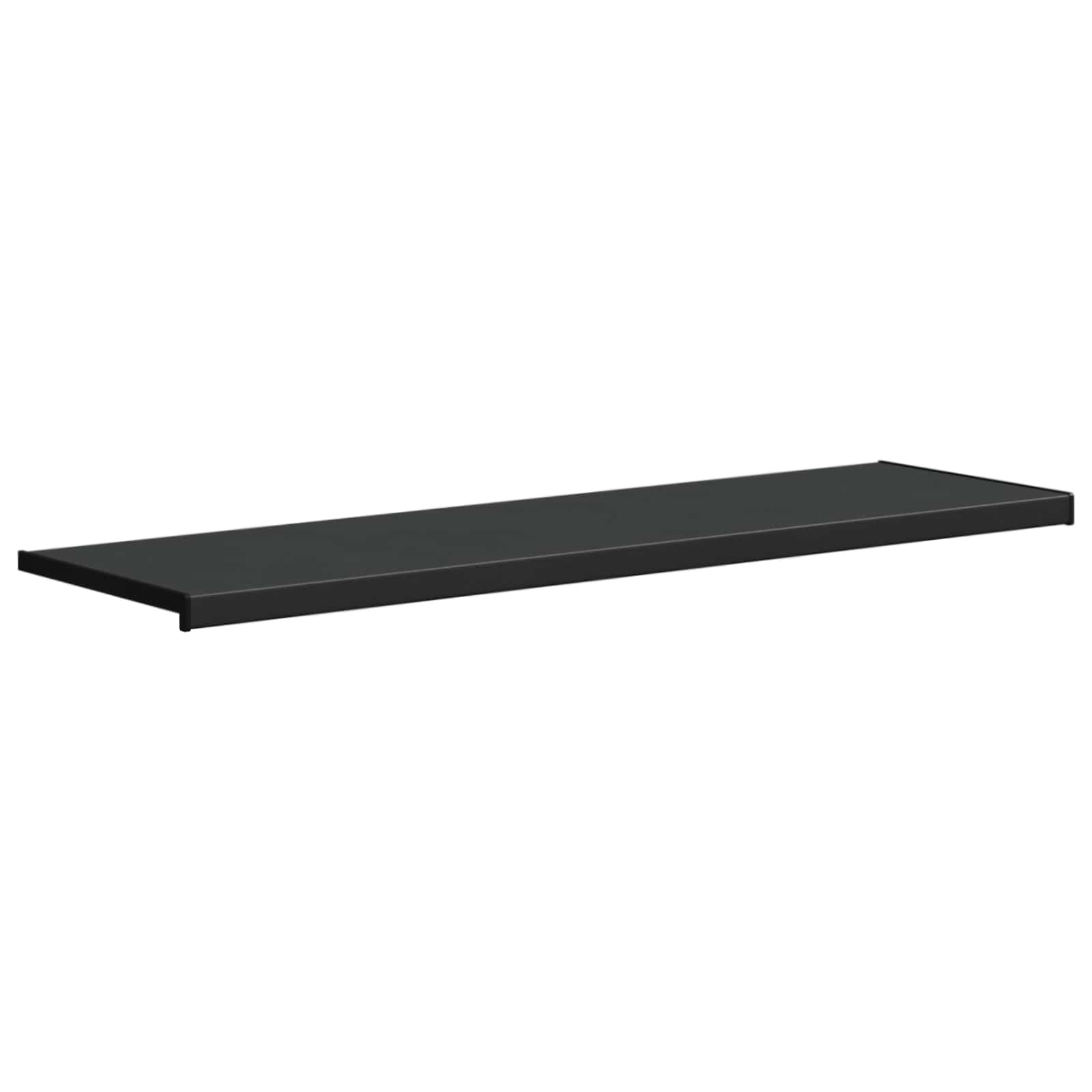 Prozorska klupčica Crno s drvenim uzorkom 160 x 40 x 4,5 cm PVC