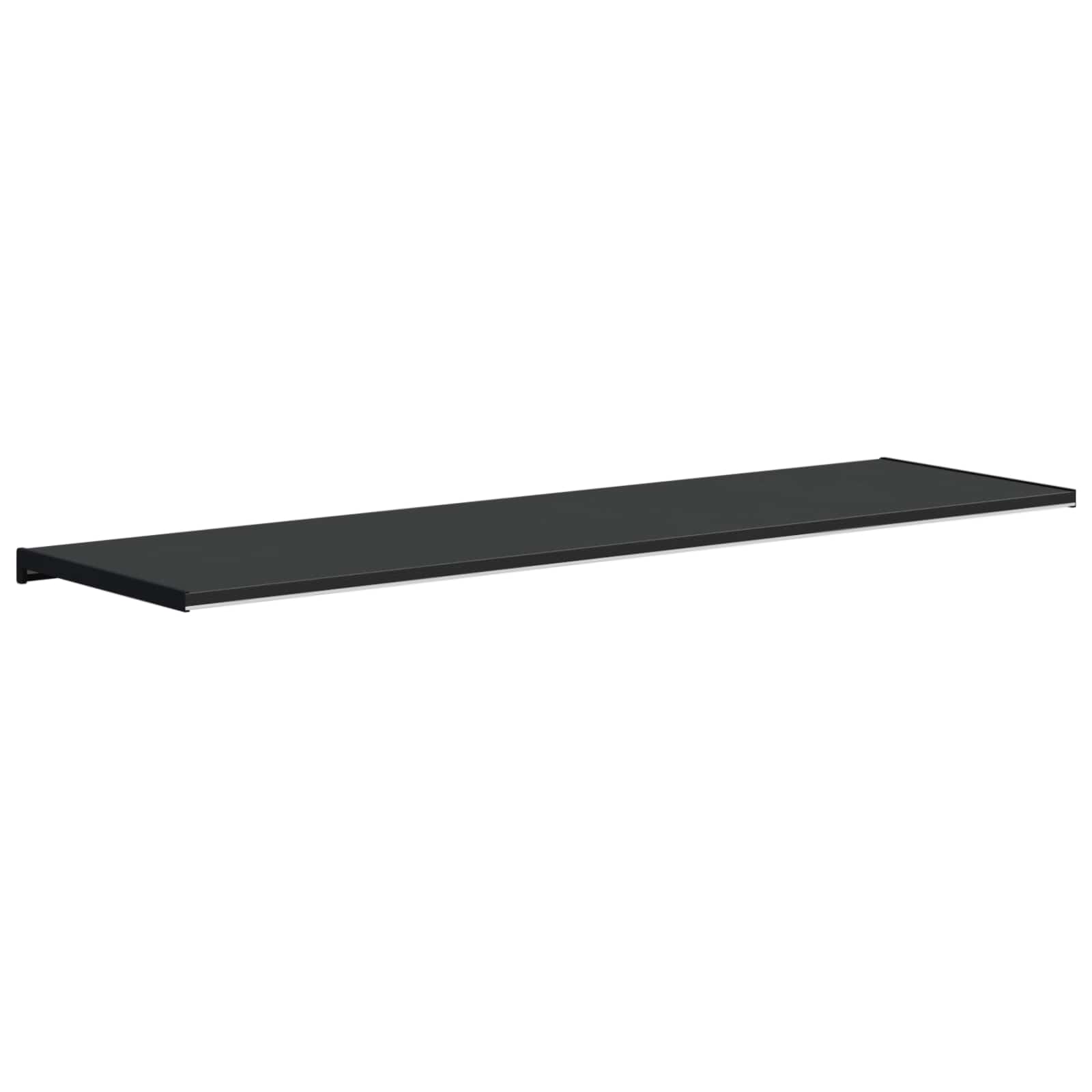 Prozorska klupčica Crno s drvenim uzorkom 160 x 40 x 4,5 cm PVC