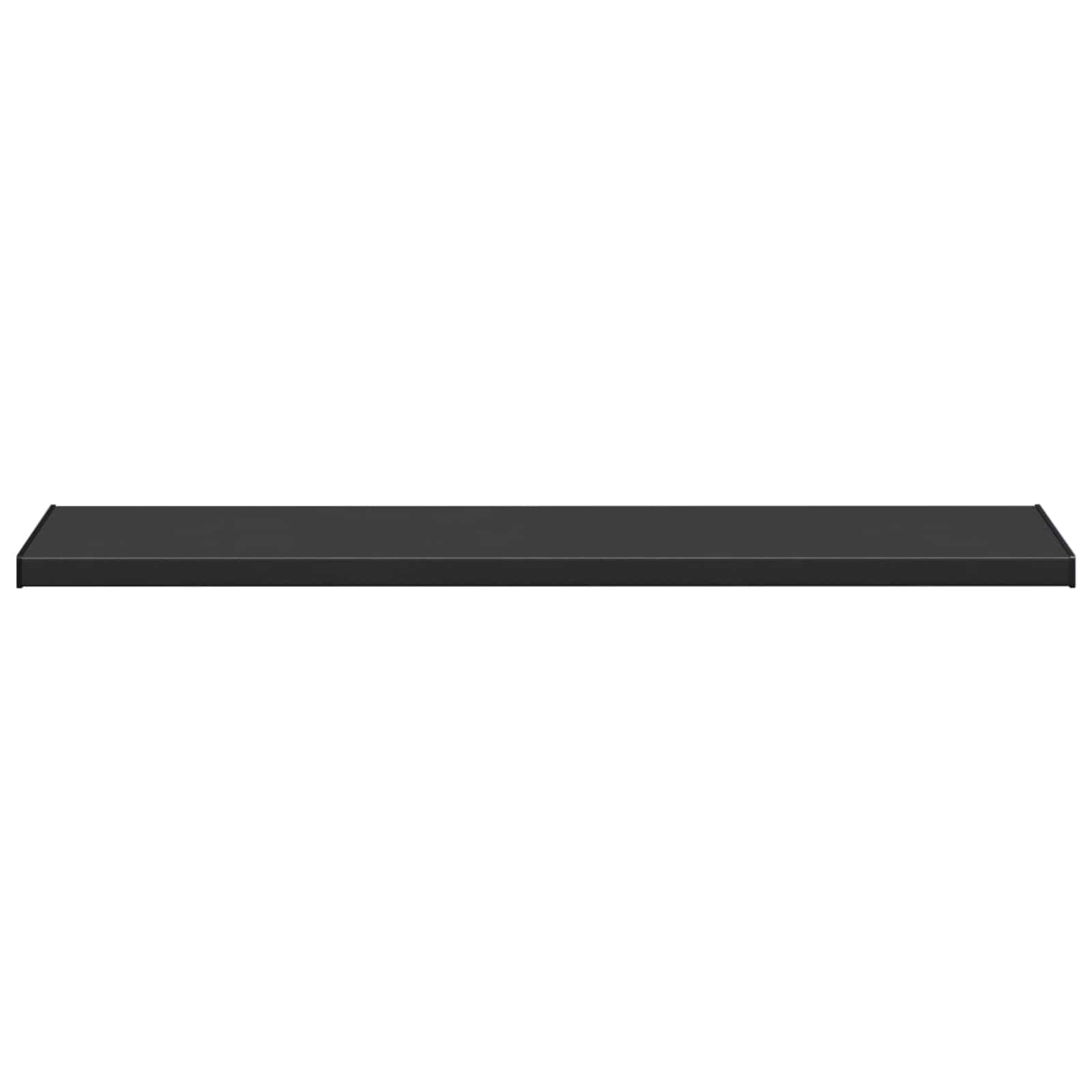 Prozorska klupčica Crno s drvenim uzorkom 140 x 45 x 4,5 cm PVC