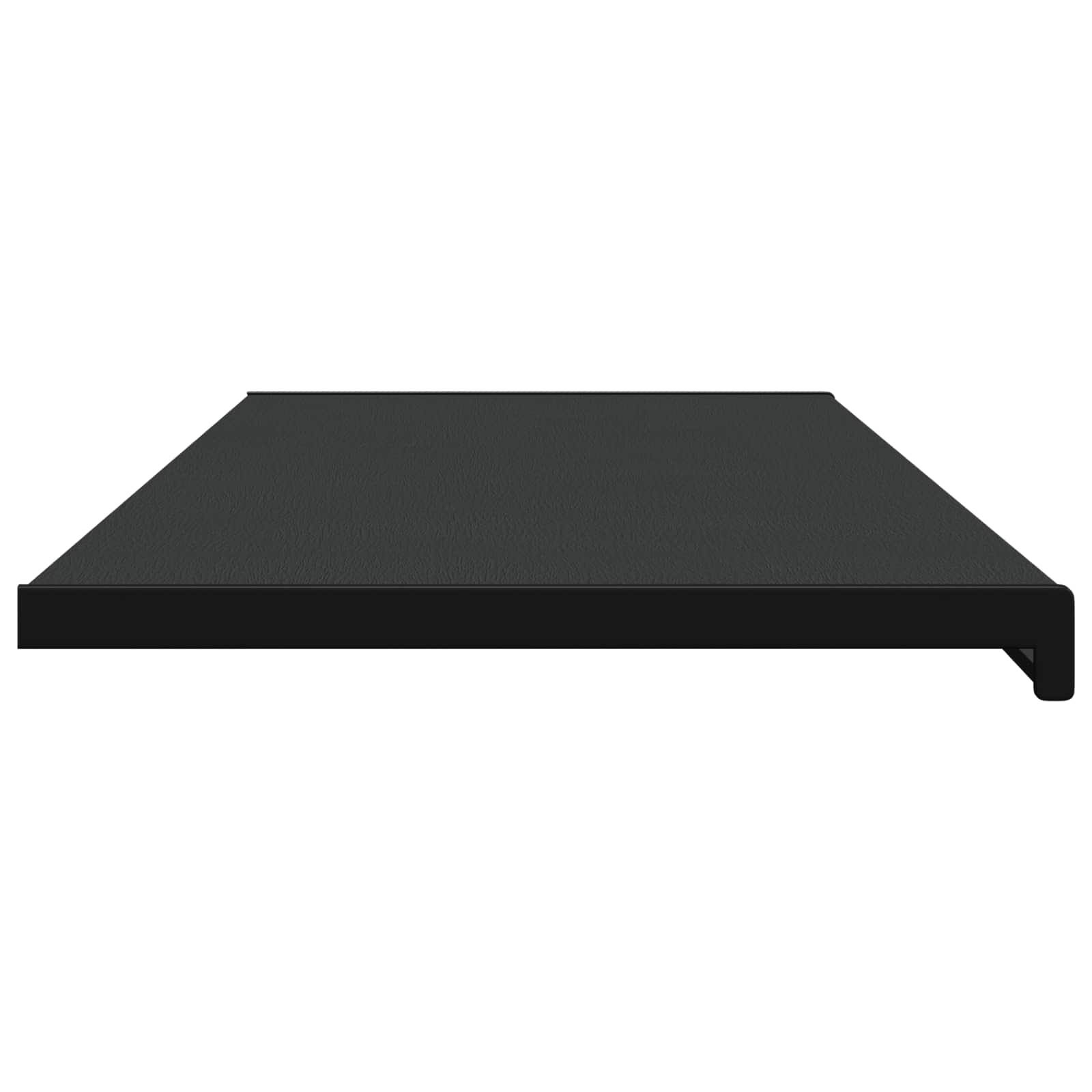 Prozorska klupčica Crno s drvenim uzorkom 160 x 45 x 4,5 cm PVC