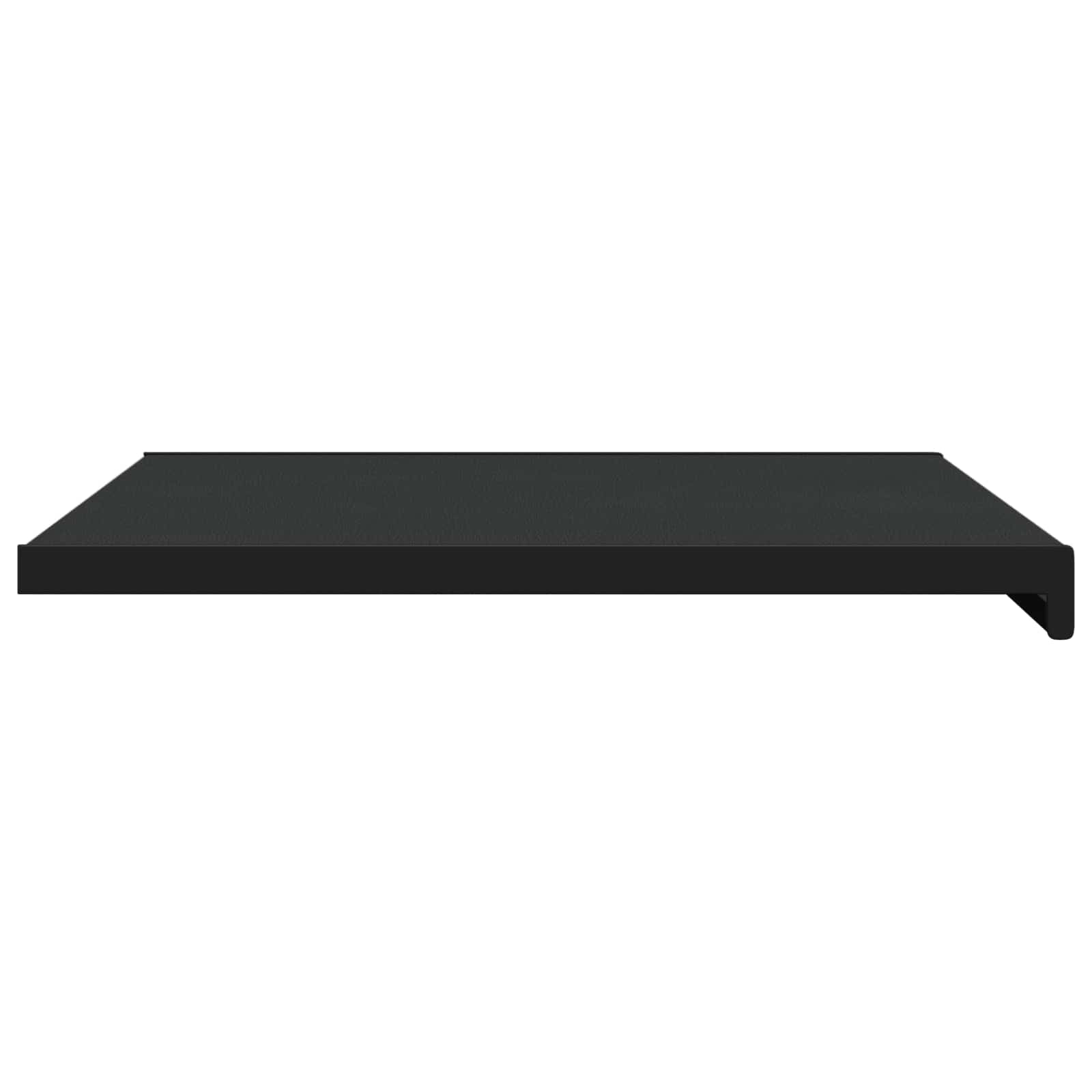 Prozorska klupčica Crno s drvenim uzorkom 60 x 50 x 4,5 cm PVC