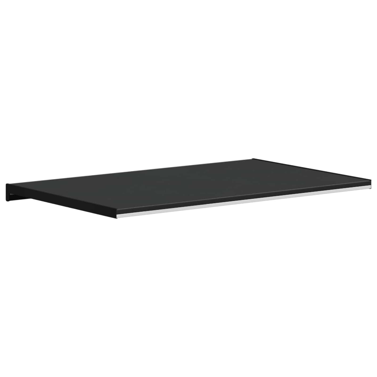 Prozorska klupčica Crno s drvenim uzorkom 80 x 50 x 4,5 cm PVC