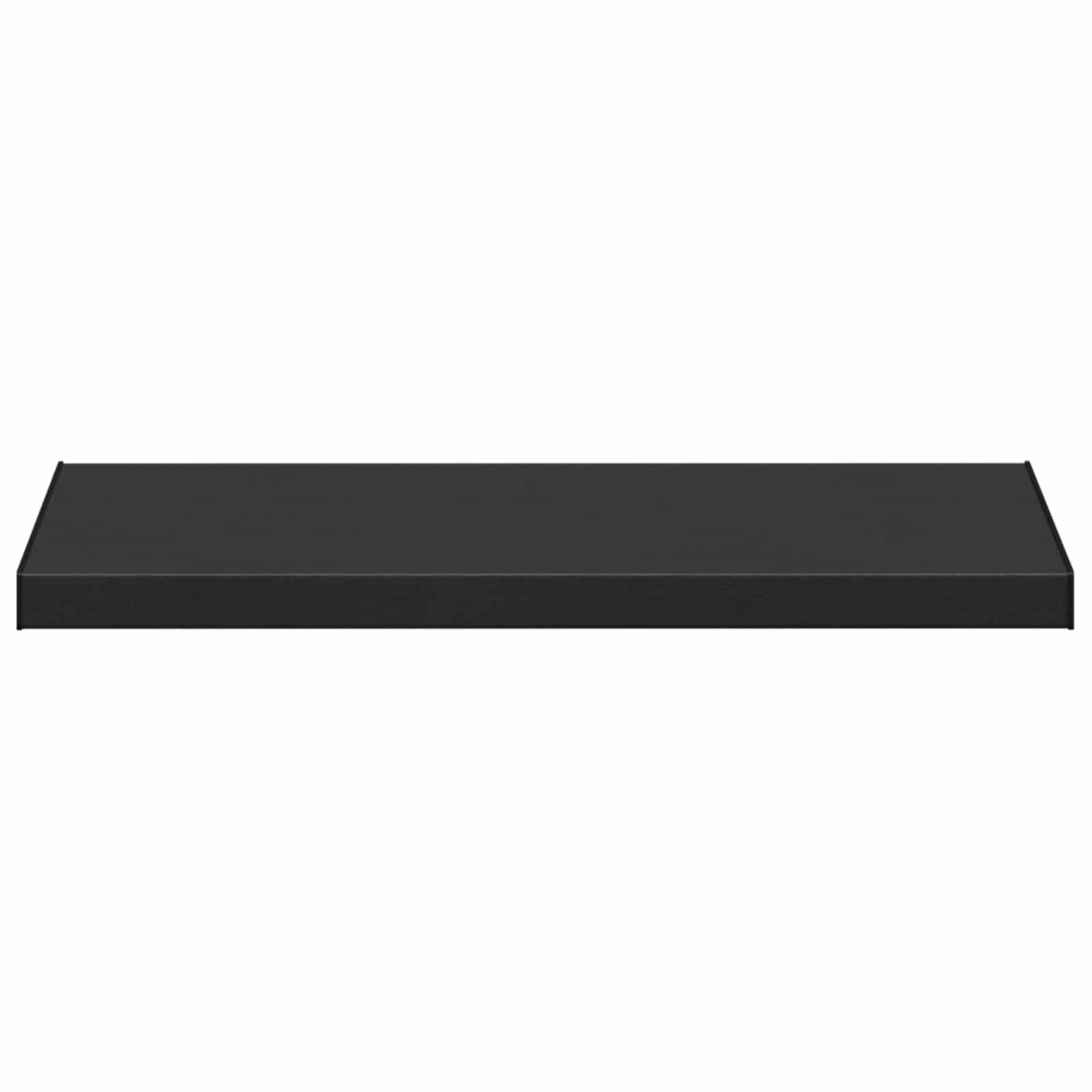 Prozorska klupčica Crno s drvenim uzorkom 80 x 50 x 4,5 cm PVC