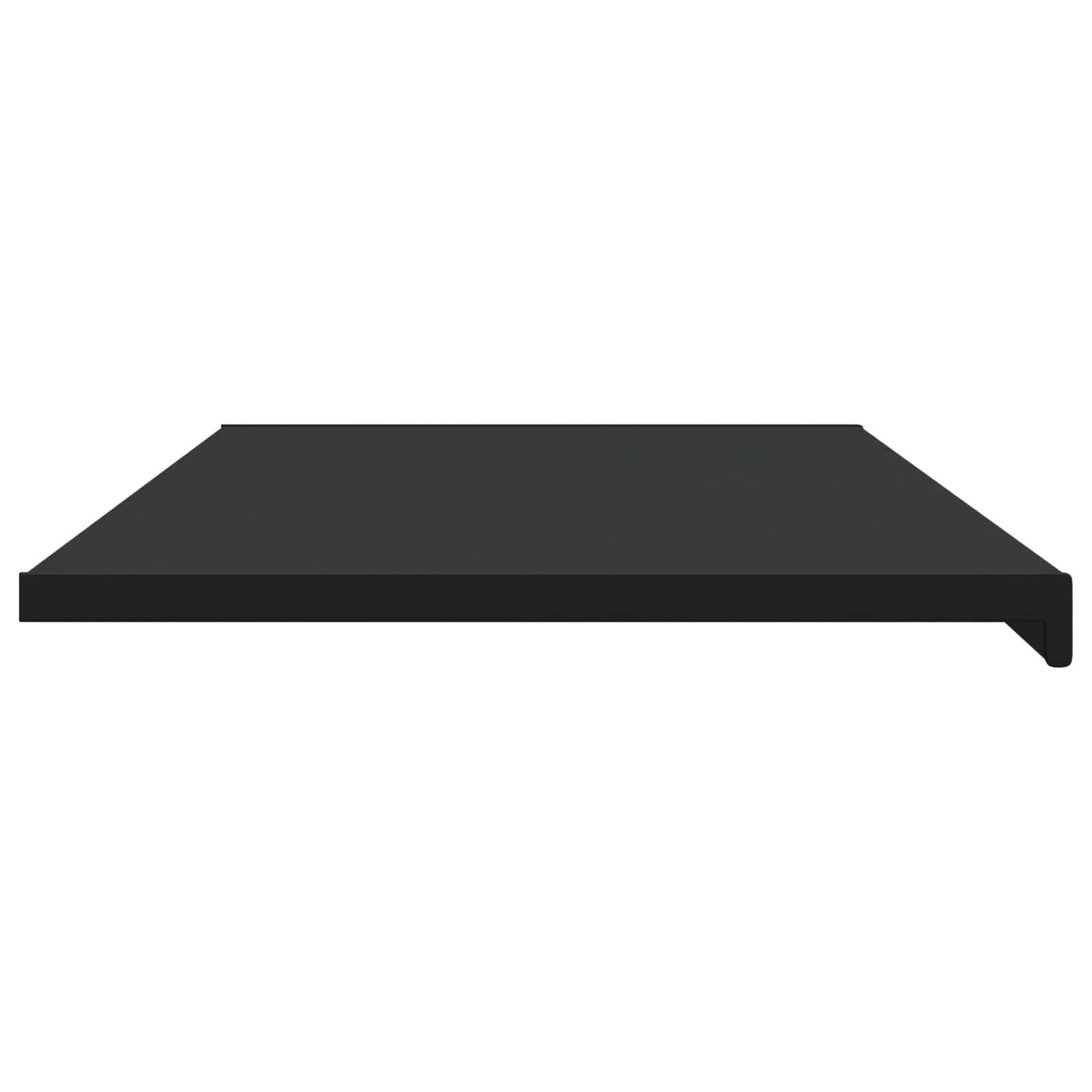 Prozorska klupčica Crno s drvenim uzorkom 140 x 50 x 4,5 cm PVC