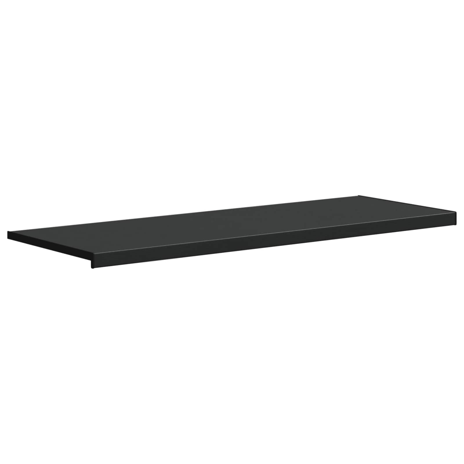 Prozorska klupčica Crno s drvenim uzorkom 160 x 50 x 4,5 cm PVC