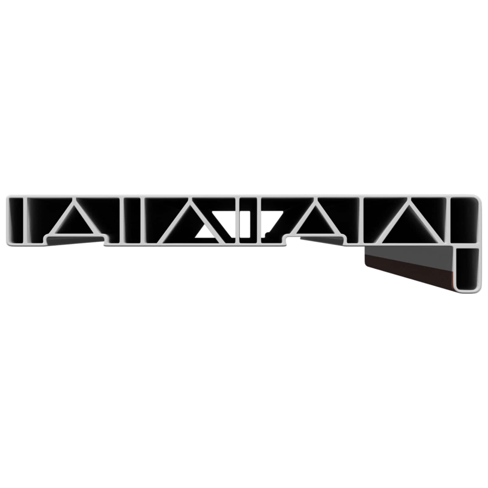 Prozorska klupčica Smeđe drvo 60 x 25 x 4,5 cm PVC