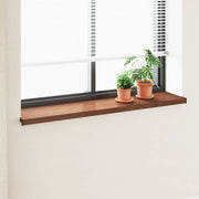Prozorska klupčica Smeđe drvo 120 x 30 x 4,5 cm PVC