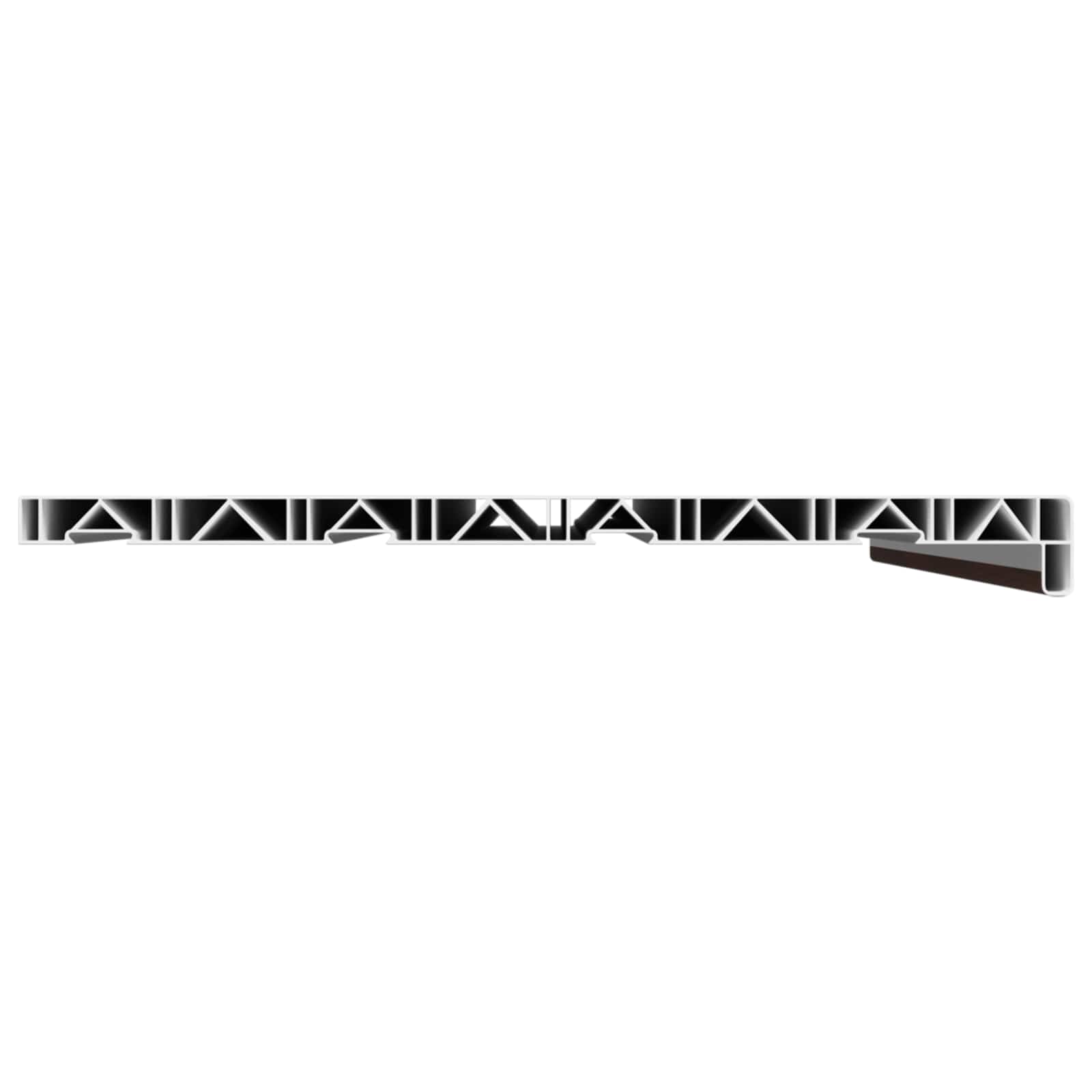 Prozorska klupčica Smeđe drvo 80 x 40 x 4,5 cm PVC