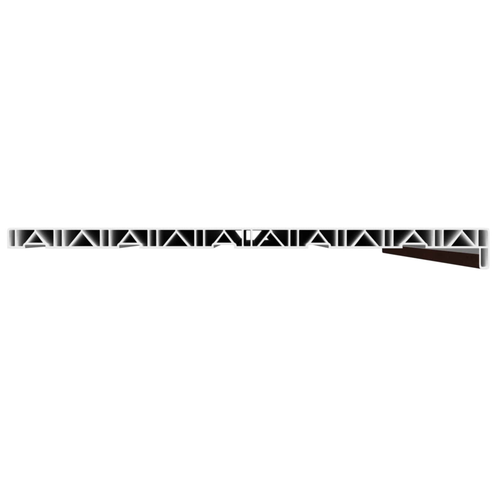 Prozorska klupčica Smeđe drvo 140 x 50 x 4,5 cm PVC