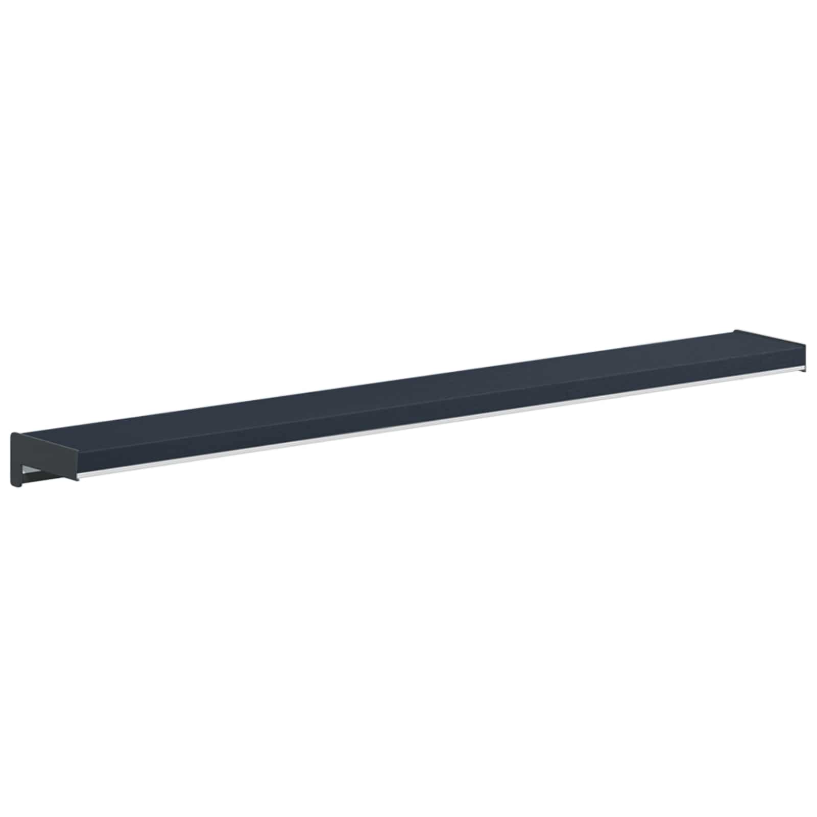 Prozorska klupčica Antracit s drvenim uzorkom 60 x 10 x 4,5 cm