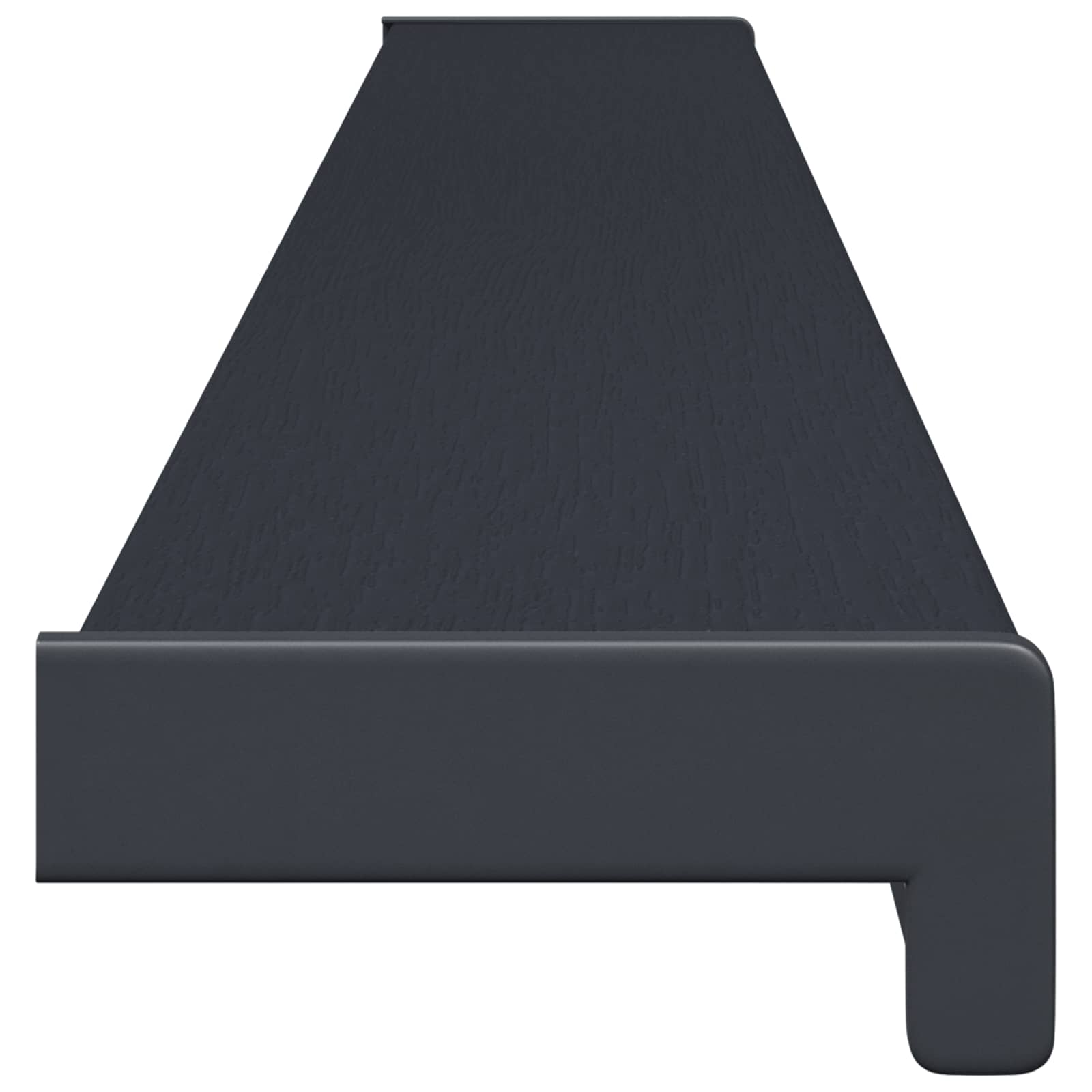 Prozorska klupčica Antracit s drvenim uzorkom 160 x 10 x 4,5 cm