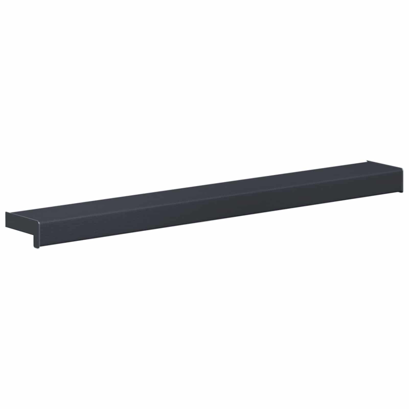Prozorska klupčica Antracit s drvenim uzorkom 60 x 15 x 4,5 cm