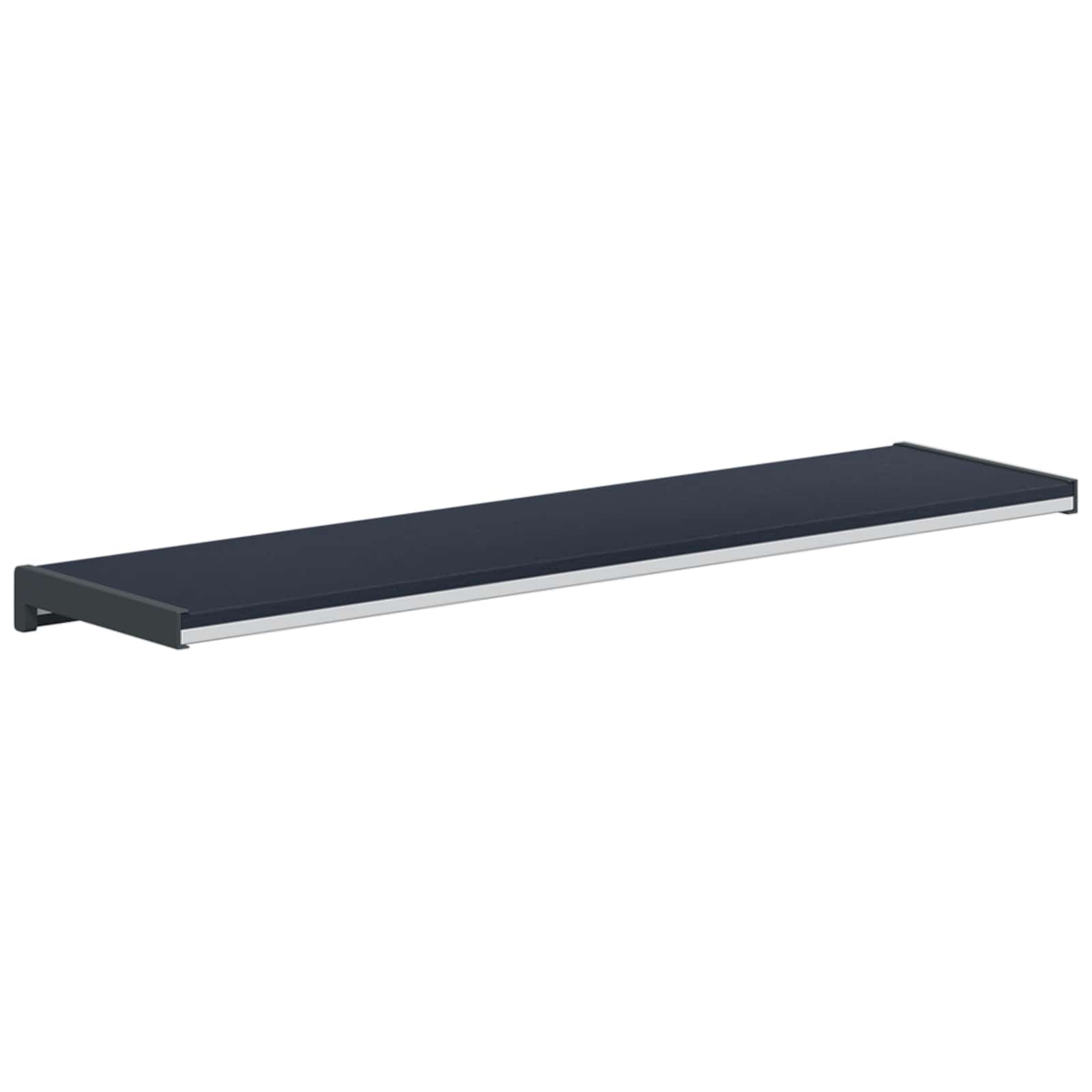 Prozorska klupčica Antracit s drvenim uzorkom 100 x 20 x 4,5 cm
