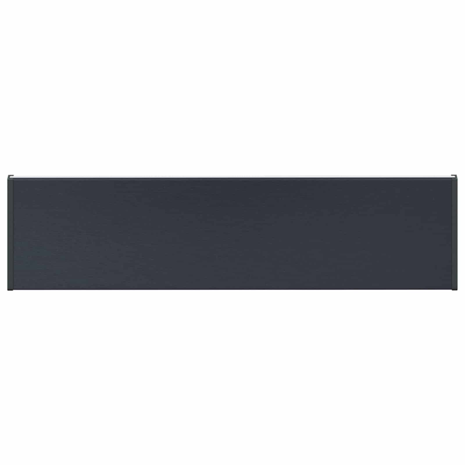 Prozorska klupčica Antracit s drvenim uzorkom 80 x 25 x 4,5 cm