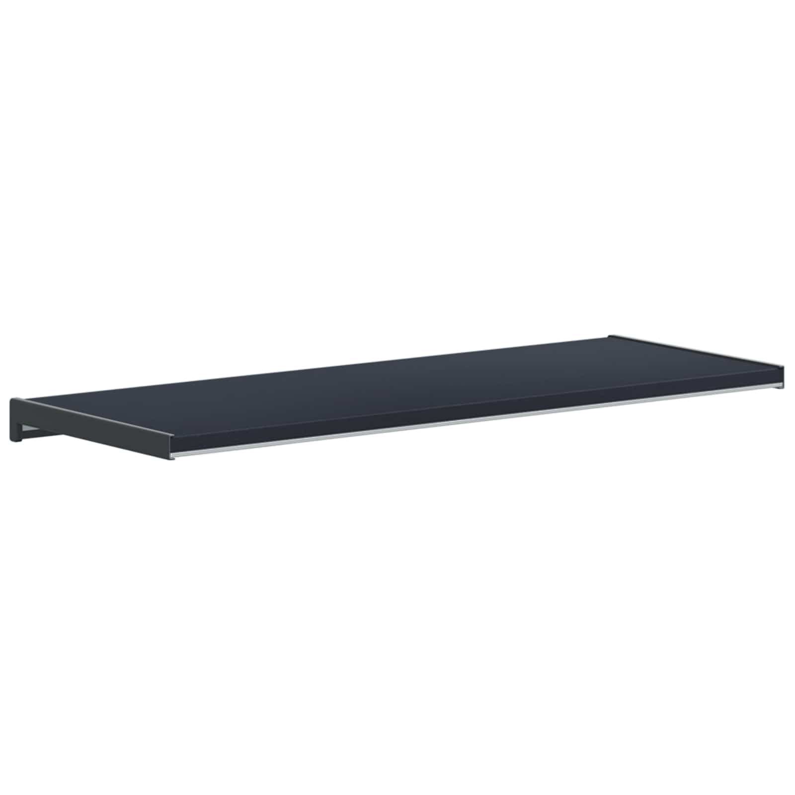 Prozorska klupčica Antracit s drvenim uzorkom 80 x 30 x 4,5 cm