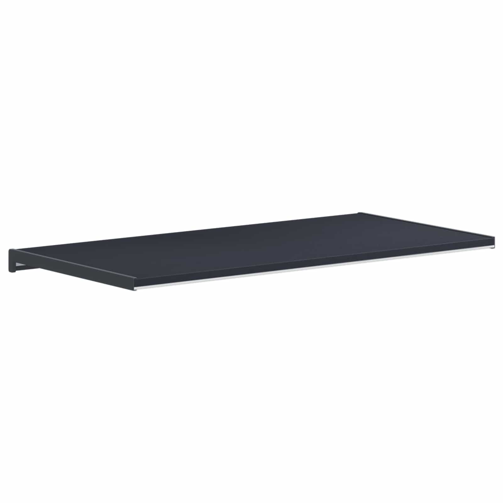 Prozorska klupčica Antracit s drvenim uzorkom 80 x 45 x 4,5 cm