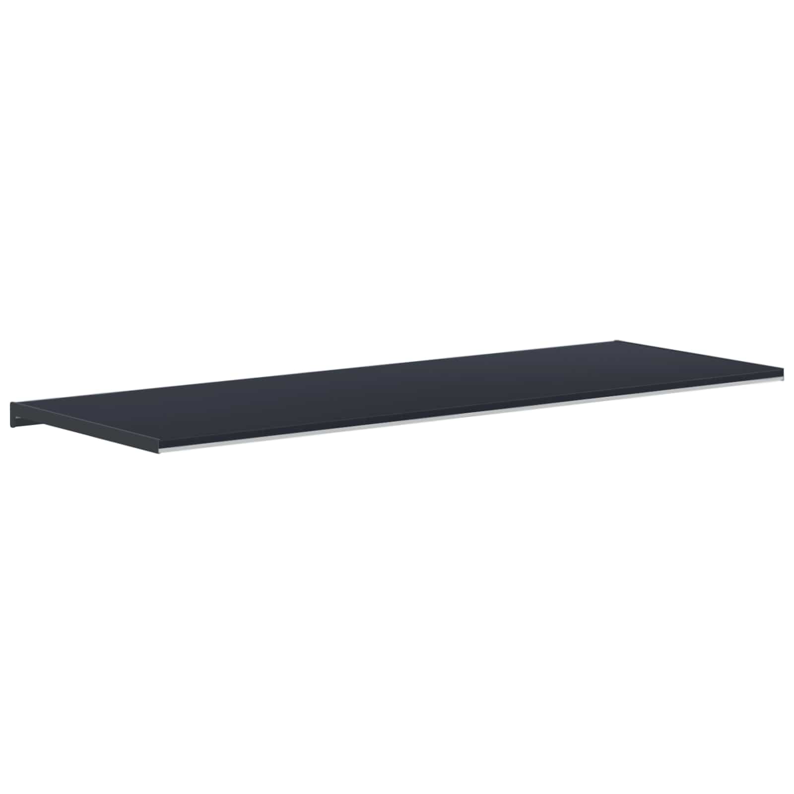 Prozorska klupčica Antracit s drvenim uzorkom 160 x 50 x 4,5 cm