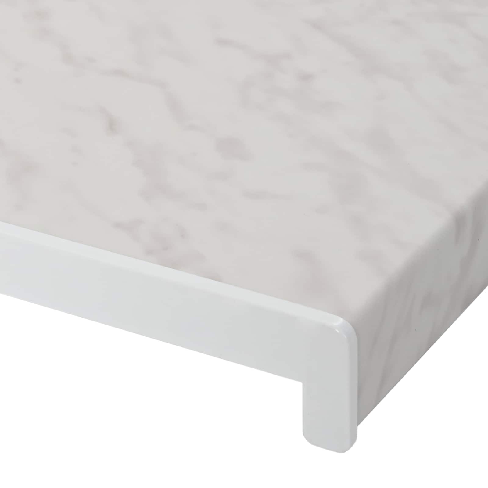 Prozorska klupčica Mramorna tekstura 160 x 15 x 4,5 cm PVC