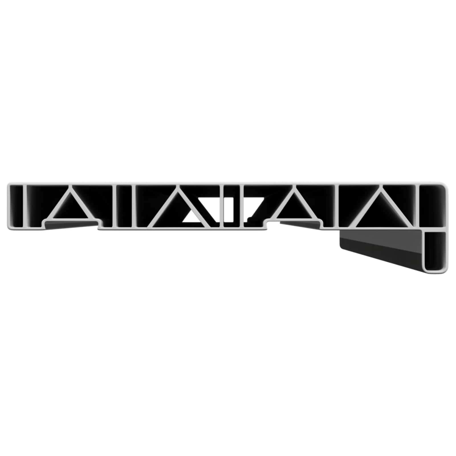 Prozorska klupčica Mramorna tekstura 60 x 25 x 4,5 cm PVC