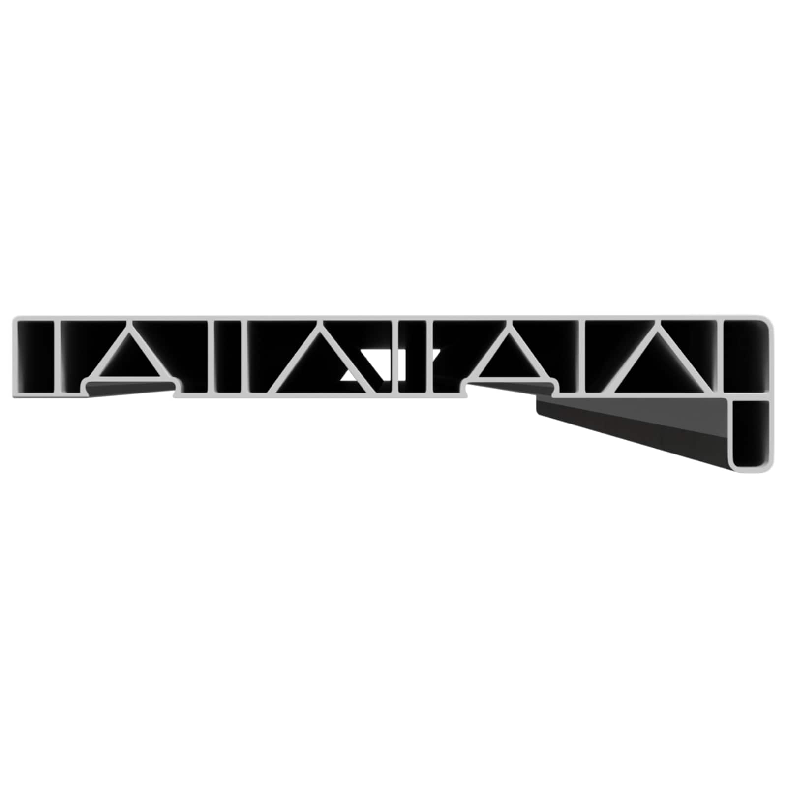 Prozorska klupčica Mramorna tekstura 140 x 25 x 4,5 cm PVC
