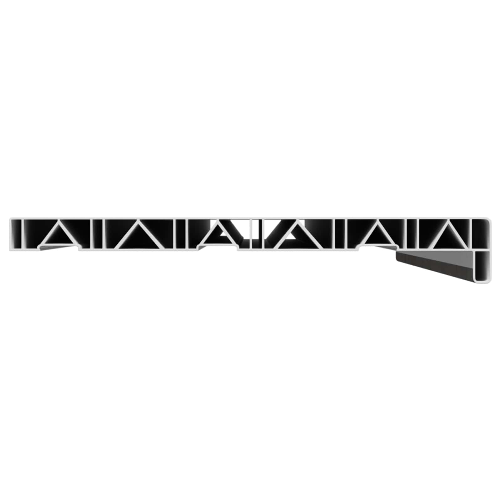 Prozorska klupčica Mramorna tekstura 60 x 30 x 4,5 cm PVC
