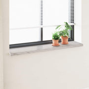 Prozorska klupčica Mramorna tekstura 140 x 35 x 4,5 cm PVC