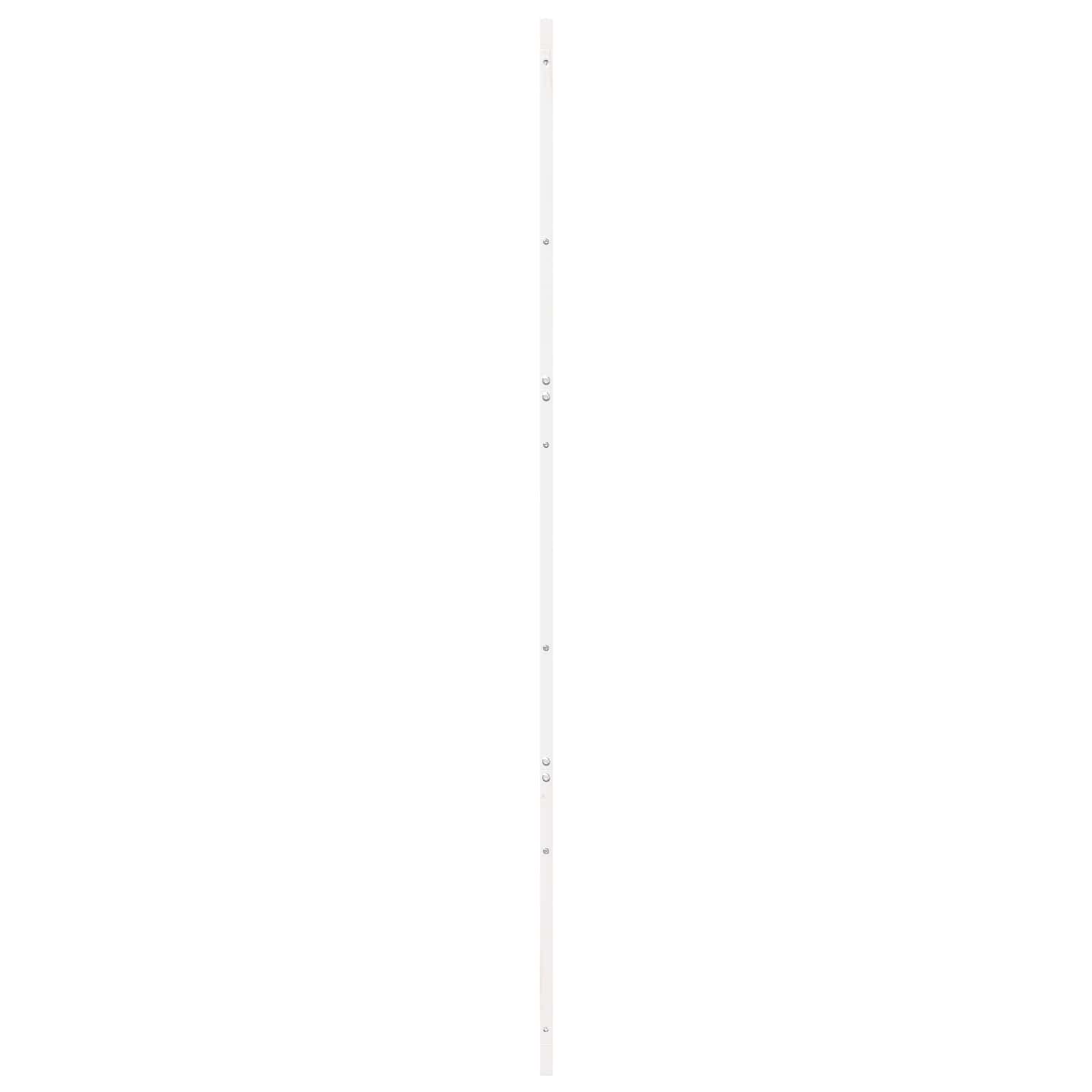 Vrata staje Bijela 100 x 2,5 x 208 cm Masivna borovina