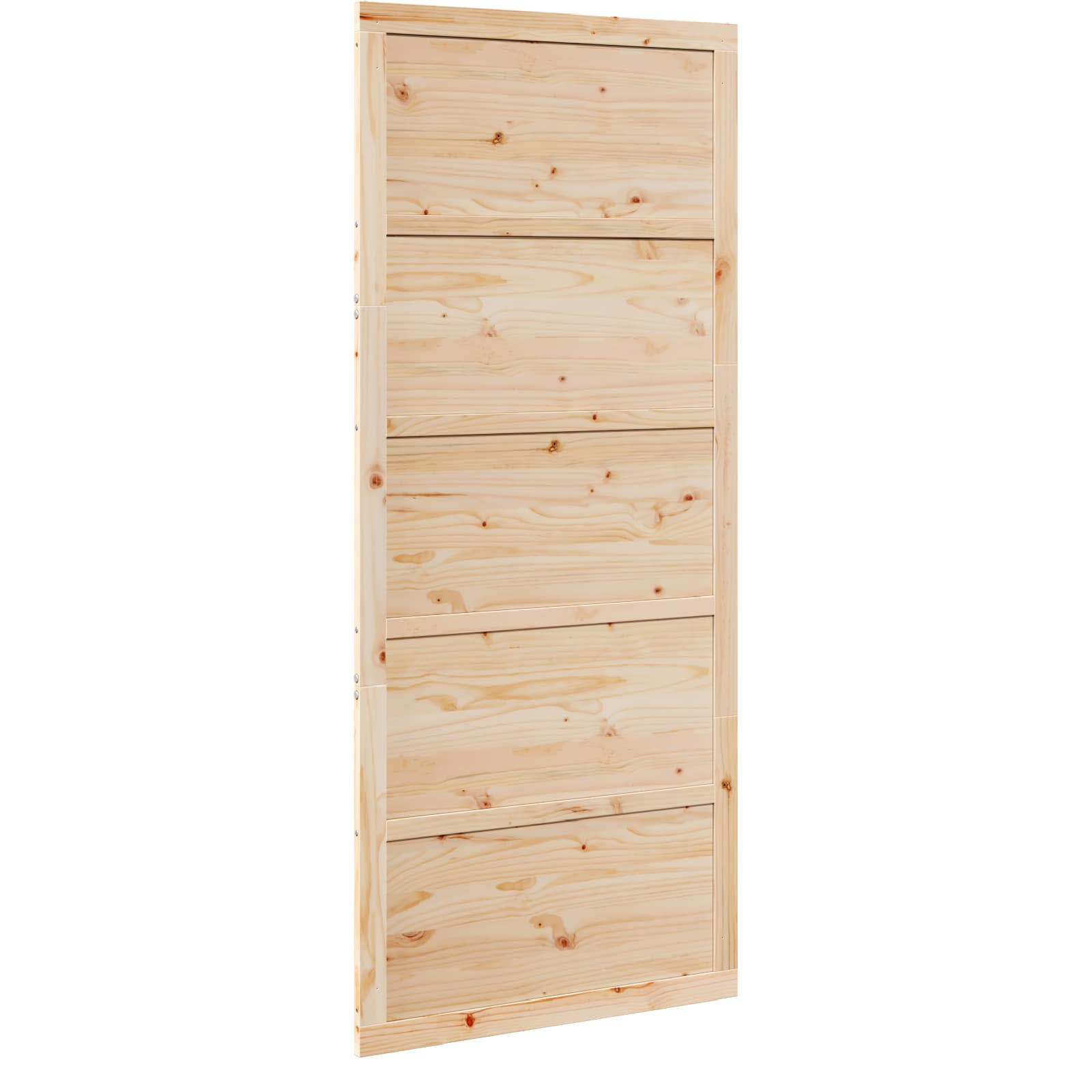 Vrata staje Prirodna 90 x 2,5 x 208 cm Masivna borovina