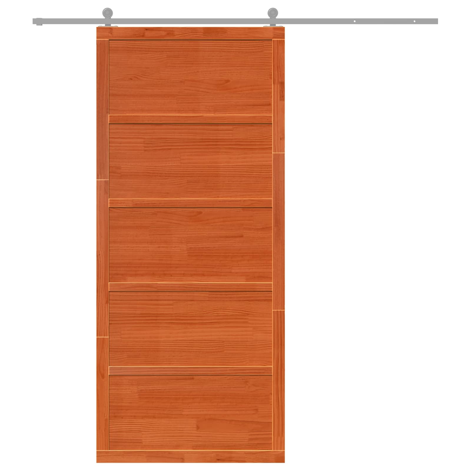 Vrata staje Voštanosmeđa 90 x 2,5 x 208 cm Masivna borovina