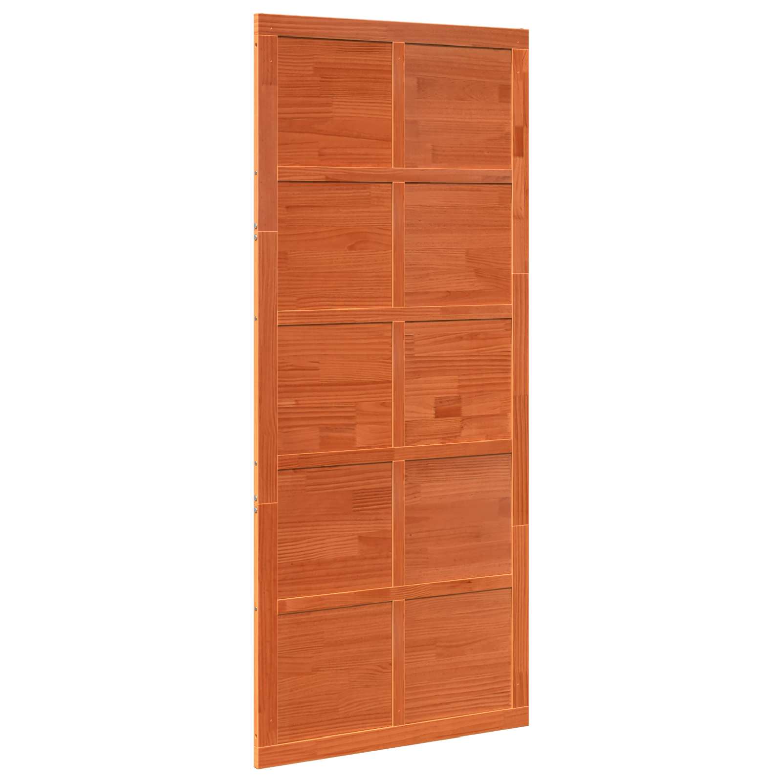 Vrata staje Voštanosmeđa 100 x 2,5 x 208 cm Masivna borovina