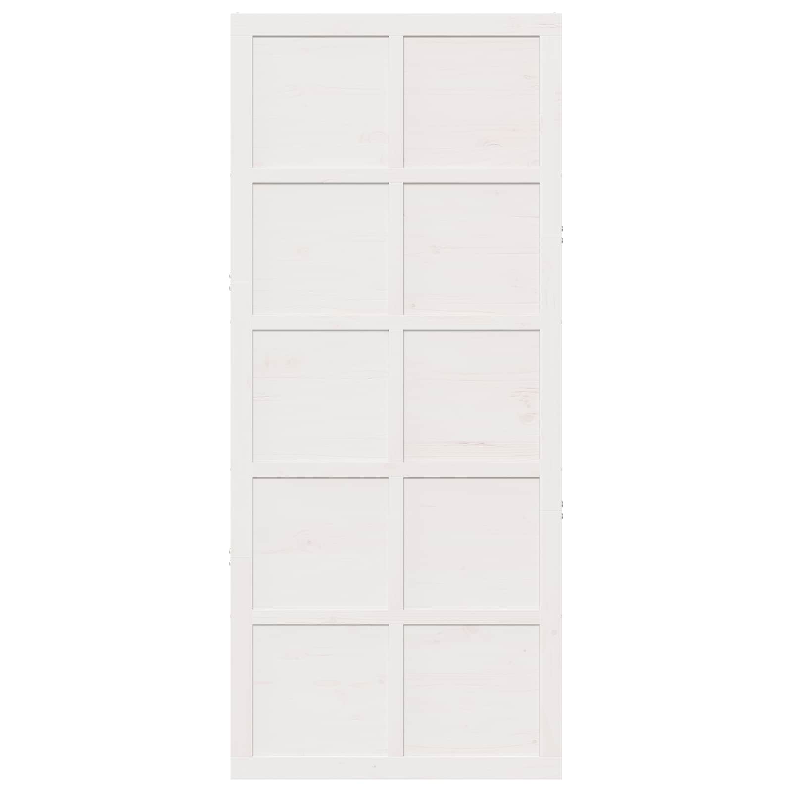 Vrata staje Bijela 80 x 2,5 x 208 cm Masivna borovina