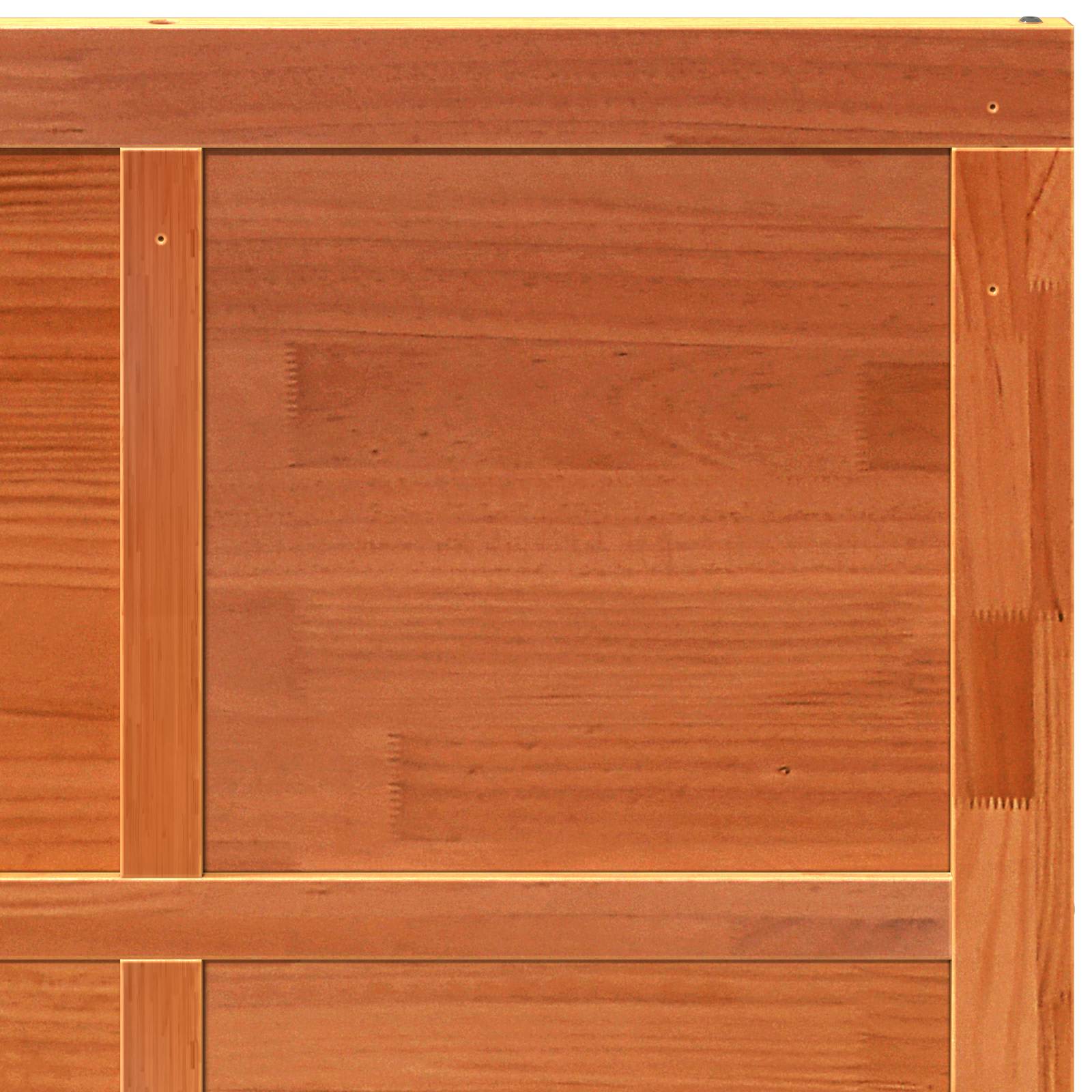 Vrata staje Voštanosmeđa 80 x 2,5 x 208 cm Masivna borovina