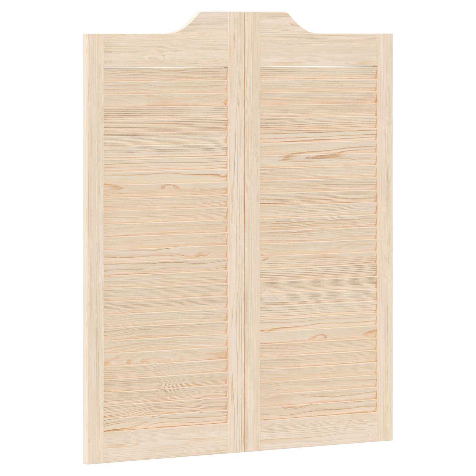Vrata na rasklapanje 2 pcs Prirodna Masivna borovina