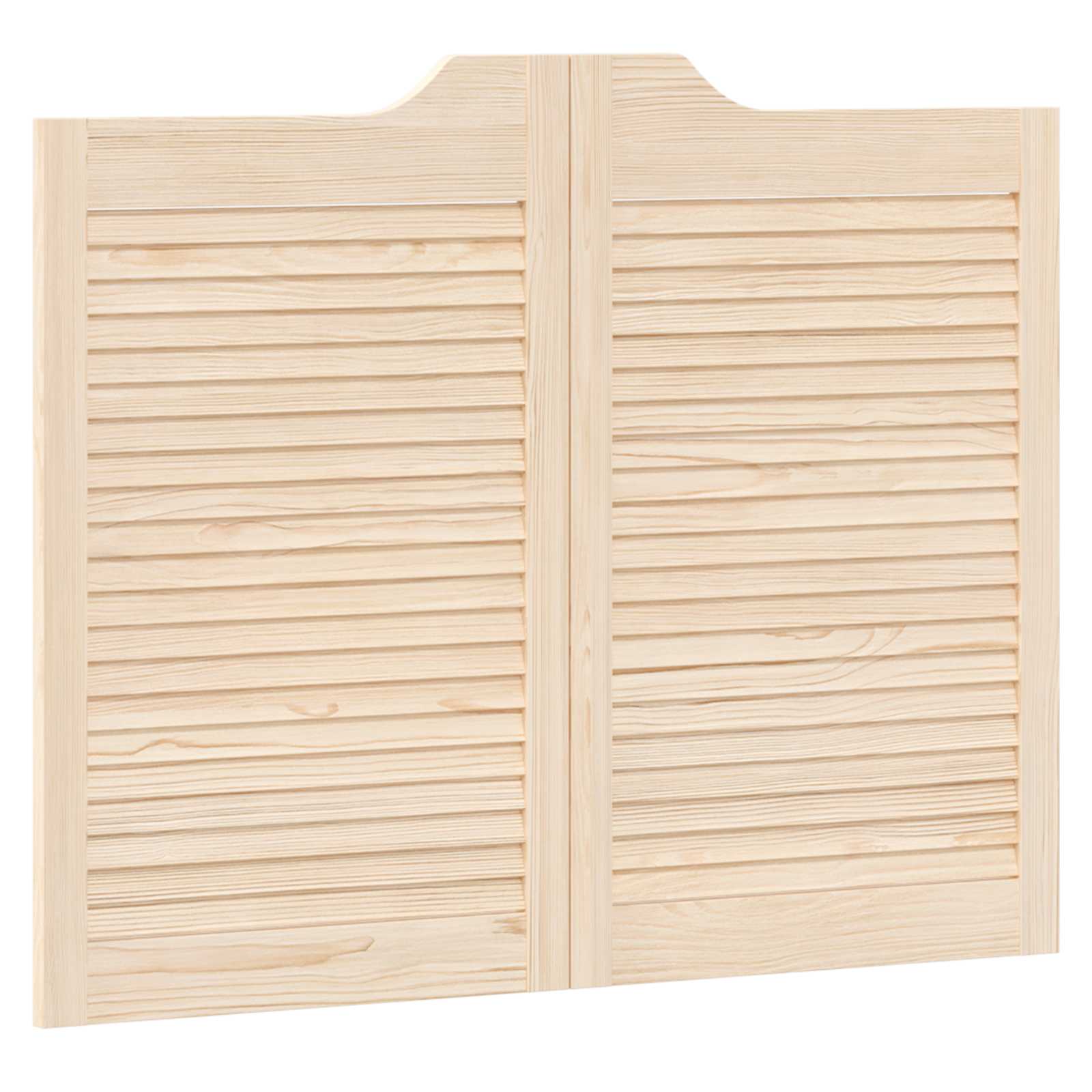 Vrata na rasklapanje 2 pcs Prirodna Masivna borovina
