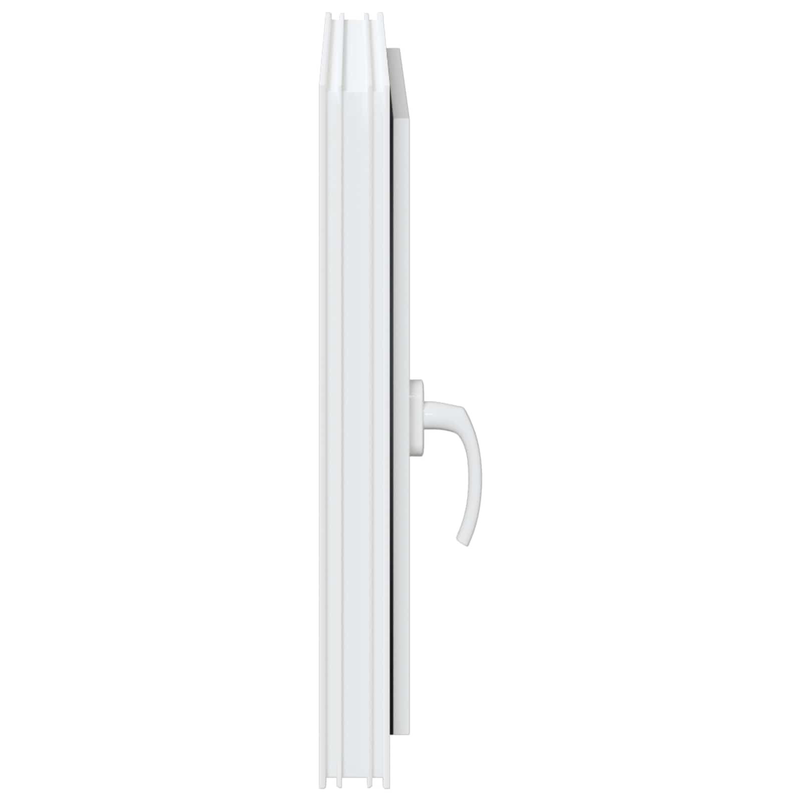 Prozor za podrum RISOR 50 x 50 cm PVC i staklo Bijela