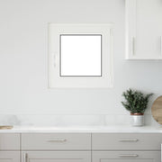 Prozor za podrum RISOR 60 x 60 cm PVC i staklo Bijela