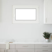 Prozor za podrum RISOR 90 x 60 cm PVC i staklo Bijela