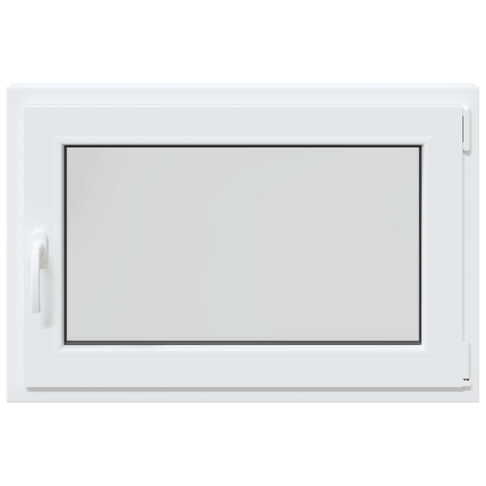 Prozor za podrum RISOR 90 x 70 cm PVC i staklo Bijela