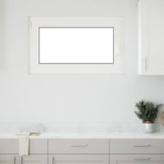 Prozor za podrum RISOR 100 x 70 cm PVC i staklo Bijela