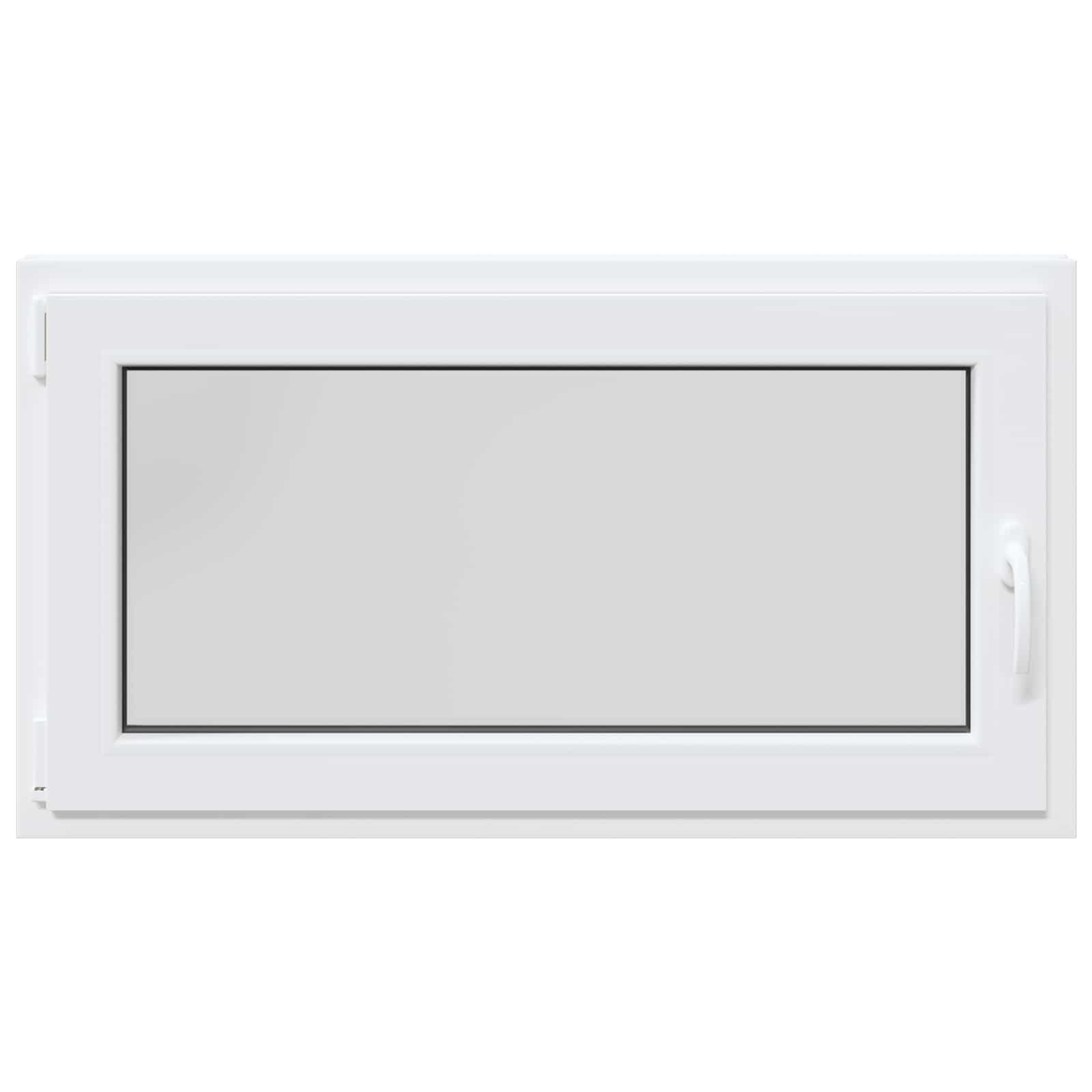 Prozor za podrum RISOR 110 x 50 cm PVC i staklo Bijela