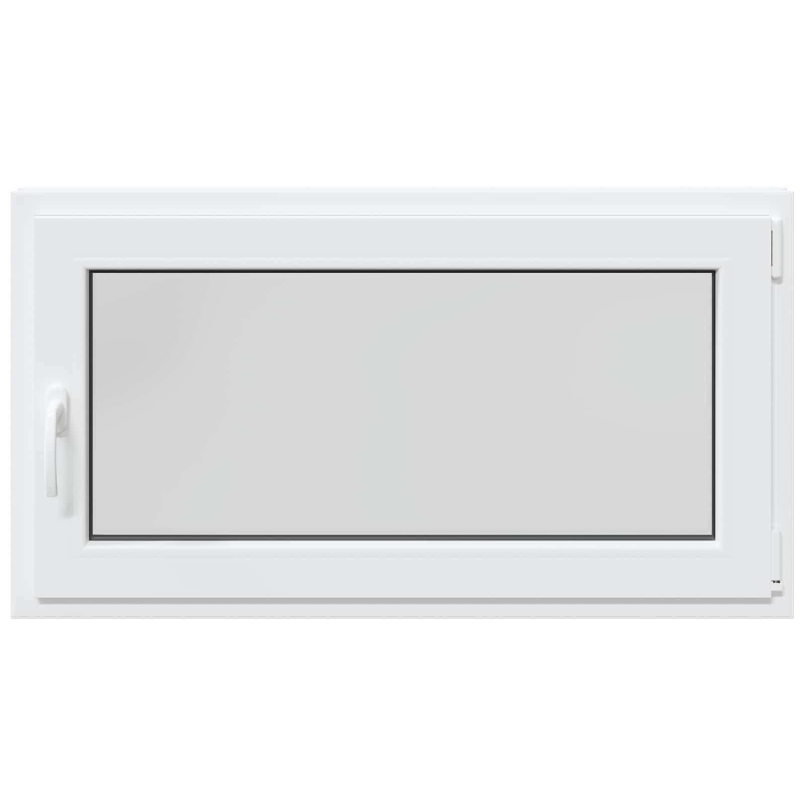 Prozor za podrum RISOR 110 x 70 cm PVC i staklo Bijela