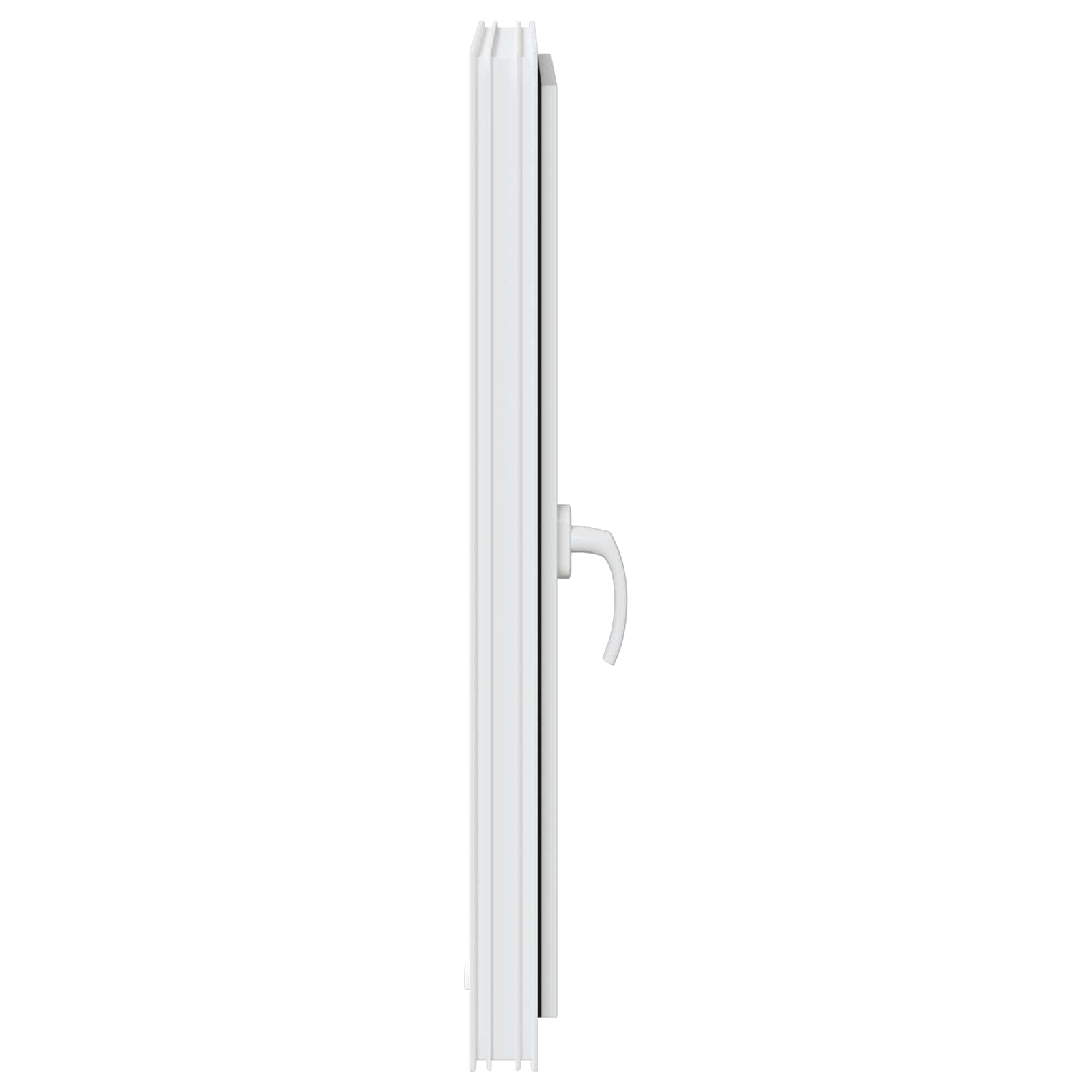 Prozor za podrum RISOR 60 x 80 cm PVC i staklo Bijela
