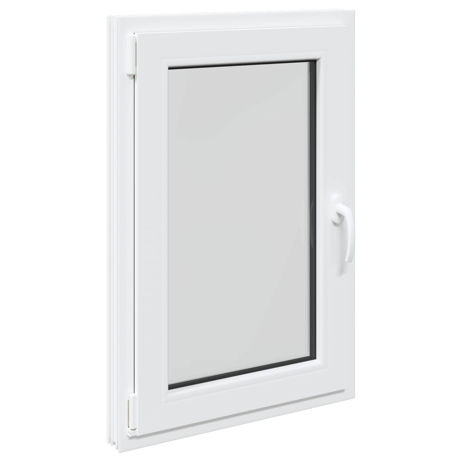 Prozor za podrum RISOR 60 x 90 cm PVC i staklo Bijela